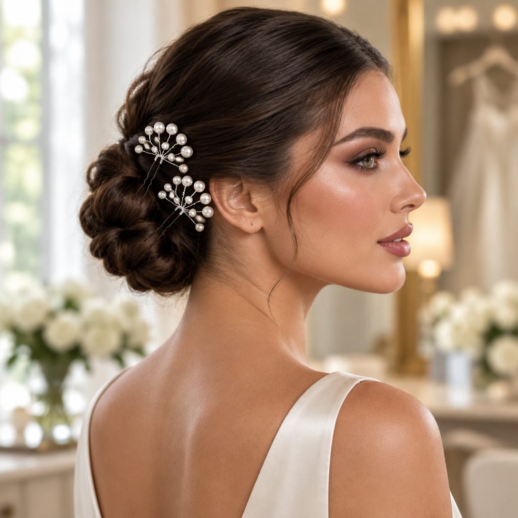 Gants de mariée longs en satin de qualité supérieure, bordés de fourrure